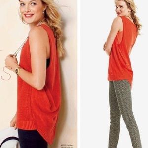 NWOT M CAbi Siren Vest Flame Color 5012